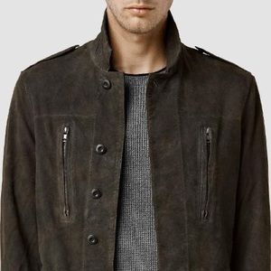 All Saints Military suede jacket